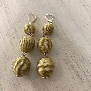 Jcrew Gold Ball Earrings